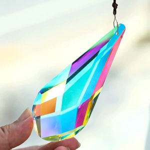 Suncatchers H&D 120mm Rainbow Crystal Drop Prism Suncatcher Hanging Pendant Ornament Window Sun Catcher Home Wedding Decoration Accessories
