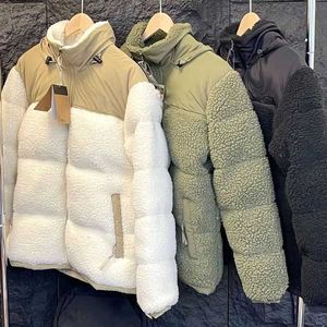 Женские куртки Зимняя флисовая куртка Puffer Sherpa Женская верхняя одежда из искусственной овчины Пальто Женская замшевая шуба Мужская теплая утолщенная овечья шуба Puffx03t