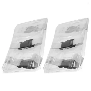 Capas de cadeira 2 pcs pé resto dental capa protetora esteira almofada chaise longue claro almofada manga transparente protetor reclinável