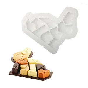 Baking Moulds DIY Easter Chocolate Mold Silicone Molds Splicing Rabbits Or Lying Bunnys Design Cake Kitchen Dessert Tools
