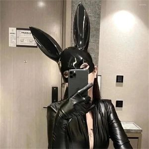 Party Supplies Fullyoung Sexy Bondage Adult Game Couples Leather Harness Mask Wearble Costumes For Women Men Cosplay Toys Face Masks Product