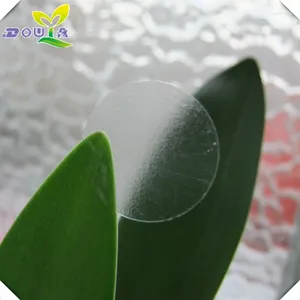 Gift Wrap Roasted And Packed Round Transparent PVC Plastic Seal Patch Thickened Circular Non Dry Glue Sticker