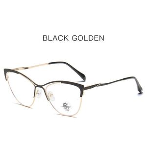 يمكن إقران مرآة مسطحة للمعادن من طراز Cat Eye Frame