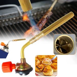 Butanbrännare Svetsning Gas Torch Flame Gun Brazing Flametrower Outdoor Camping BBQ Portabel Lödningsvärmepistol Svetsutrustning