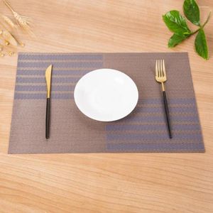 Table Mats Elegant Decor Heat Resistant Non-slip Placemat Set For Home Kitchen Dining Protection Easy To Clean Dish Bowl