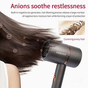 Dryers 1000W Hairdryer Brush Lightweight Home Hair With Diffuser Household Styler Fast Drying Travel Blow Dryer 24329