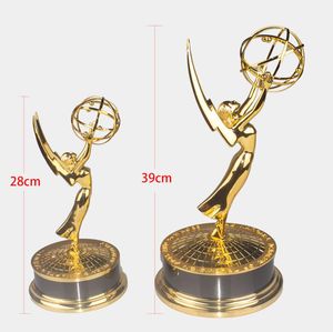 Replica TV Trophy Metal Emmy Trophy Emmy Ödülleri çinko alaşımı Emmy Trophy Immy Awards6695376