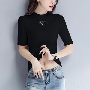 Frauen T Shirts Baumwolle Dünnes T-shirt Weibliche Kurzarm Crop Top Sexy Dünne Tops