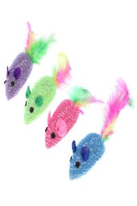 Cat Toys 10pcs Color Tail Mouse Lifee Little Land Funny Toy Pet Supplies 5312270