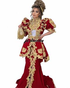 Formalne tradycyjne Kosovo Albanian Three Piece Even Even Dres Veet Applique Mermaid Prom Dr Albanian Wedding Party Suknie R2KB#