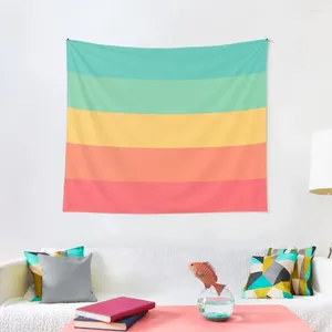 Tapisserier Pansexual Flag 2024 Tapestry Wall Coverings Hem Dekoratörer Bakgrundsbilder Dekorationstillbehör