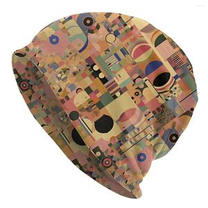 Beralar Gustav Klimt Pating Art Sculties Beanies Sonbahar Bahar Şapkaları Yaldızlı Rhapsody İnce Bonnet Yatık Kapakları Erkek Kadın Kulaklıkları