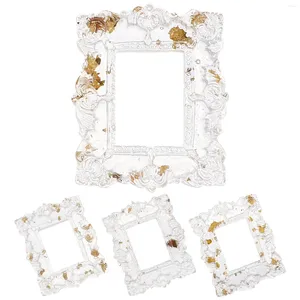 Frames Resin Mini PO Frame DIY Retro Pose Decoração de Wall Pogra Ornament for Pictures Vintage Small