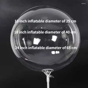 Party Decoration Clear Inflatable Air Helium Balloon Ramadan Bubble Wedding Birthday Baby Shower 2024