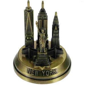 Decorative Figurines Architecture York Metal Building Model Ornament Craft