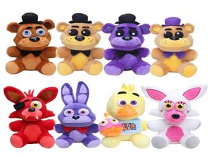 25cm Game FNAF Five Nights at Freddy039s Sister Location Red Foxy Mangle Golden Shadow Freddy Bear Chica Bonnie Plush Doll Toys5333057