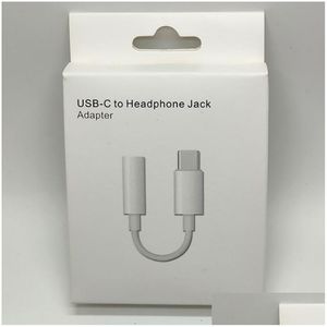 Adaptadores de telefone celular Bluetooth Pop Up Window 3.5mm Headphone Jack Adaptador Fones de ouvido Conversor Cabo Aux O 3.5mm USB C Conector para 14 Otya2