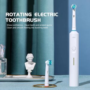 Driyau Sonic laddningsbar elektrisk tandborste 3 -läge Superior USB Clean Tooth Brush med låda 2 Ersättare för vuxna 240329