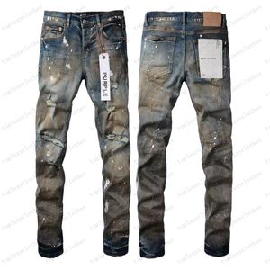 Jeans viola Pantaloni denim Jeans da uomo Designer Jean Uomo Pantaloni neri Qualità di fascia alta Design dritto Retro Streetwear Pantaloni sportivi Designer Joggers Pant