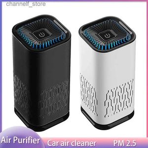 Luftrenare YouPin Car Air Purifier Hemfordon renare luftfräschare HEPA USB -kabel Ta bort röklukt Compact Desktop Purifiers Newy240329