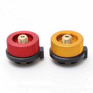 New 1Pcs Outdoor Gas Camping Stove Propane Refill Burner Flat Cylinder Tank Coupler Container Adapter Save Metal Tube