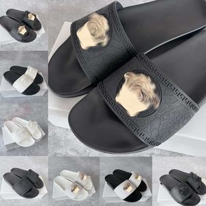 Verão 2024 sapatos designer chinelos moda clássicos palazzo sandália homens mulheres sanda sapato casual musliders metal chinelo plataforma de verão sapatos de marca plana slide