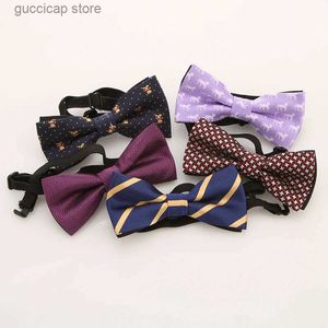 Bow Ties Childrens bow tie baby boy childrens clothing accessories solid color gentleman shirt bow tie party fashion bow tie bow tie Y240329