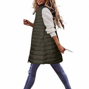 Ultra-Light Winter Down Ceket Kadınlar için LG Stil Down Down Malls Sleevel Tüy Sıcak Yelek Aşağı Yelek Dış Giyim Katlar Kadın H1EB#