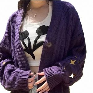 1989 Tay Fi Lor Swif T Lg Sleeves Warm Cardigan Autumn Speak Style Now Y2k Sweater Cardigan Women Retro Purple Cardigans u71z#