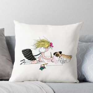 Pillow Eloise And The Gang Painting Throw Autumn Pillowcase Decorative Case Christmas Supplies Cases
