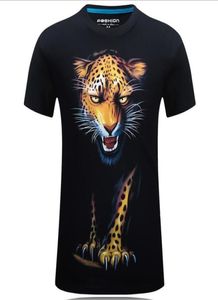 Summer Designer T Shirts For Men Tops 3D Lion and Leopard Print T Shirt Mens Clothing Casual Short Sleeve Tshirt Tops M5XL2449292