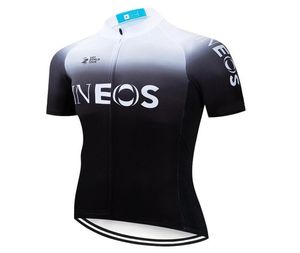 UCI 2020 PROチームINEOSサイクリングジャージー自転車服夏の通気性MTBジャージー9Dジェルパッド入りビブショーツロパCICLISMO6799705