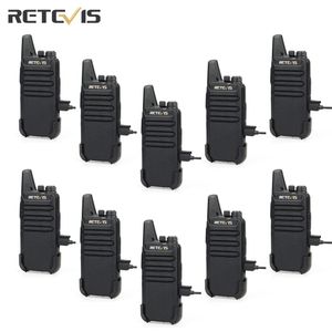 10 pezzi Mini Walkie Talkie all'ingrosso Retevis Walkie-Talkies Radio RT622 PMR446 Restaurant Restaurant Retail al dettaglio