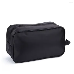 Storage Bags Black Portable Business Trip Shaving Anti Scratch Travel Men Women Make Up Bathroom Waterproof Organizer Toiletry Bag