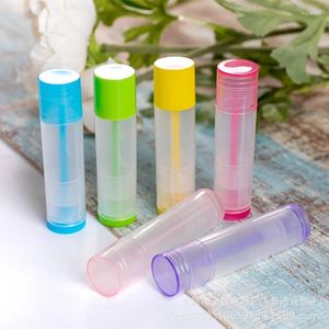 Storage Bottles 100PCS 5ml Empty DIY Plastic Lip Gloss Tubes Wholesale Lipstick Tube Cosmetic Container Travel Makeup Packaging