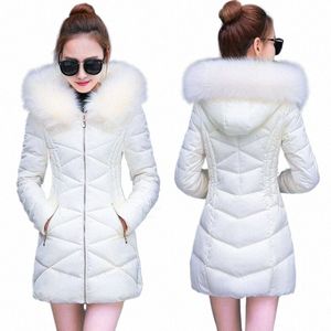 volalo корейский Fi тонкий тонкий пуховик универсальная куртка средней длины женский топ с большим меховым воротником женское пальто зимнее 595v #