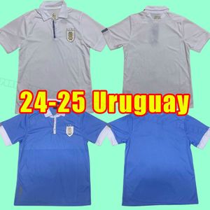 Jogador Fãs versão 2024 2025 Uruguai Futebol Jerseys seleção nacional E.CAVANI D.NUNEZ F.VALVERDE G.DE ARRASCAETA R.ARAUJO G.VARELA L.SUAREZ conjunto completo de futebol infantil