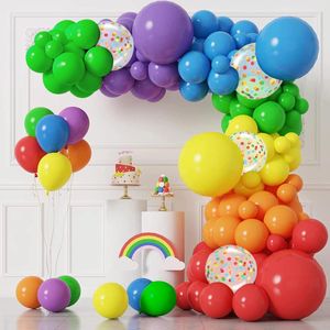 Dekoracja imprezowa 96pcs balony łukowe zestaw girland wielokrotny kolorowy zestaw DIY Lateks
