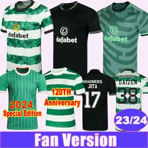 23 24 McGregor Daizen Mens Soccer Jerseys 120 -årsjubileum Turnbull Forrest Ajeti Johnston Abada Home Away Special Edition Football Shirts Kort ärmuniformer