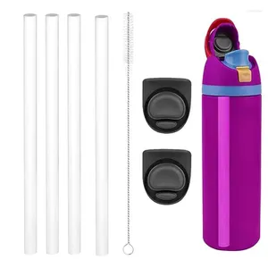 Copos descartáveis ​​fisos tampa de borracha para Owala Freesip Water Bottle Top Substacting Peças