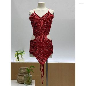 Sıradan Elbiseler Studio Sanat Pografi Sahnesi Seksi Sekon Boncuk Kelebek Belly Band oylu Backless Lace-Up Dans Elbise Seti