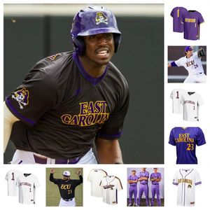 College East Carolina 26 Tyler Bradt 32 Jaden Winter 19 Merritt Beeker 11 Little Baseball Jersey 13 Charlie Hodges 36 Garrett Saylor Individuell genäht