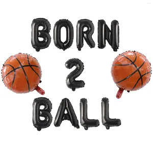 Dekoracja przyjęcia Dekoracje urodzinowe Born Born 2 Ball Balloony Banner i Folia dla chłopców 2. wystrój