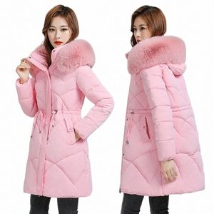 winter Thick Lg High-End Down Ctt Jacket For Women With Waistband And Slim 2023 New Women's Jacket White Thick Parka Lace-Up 80MT#