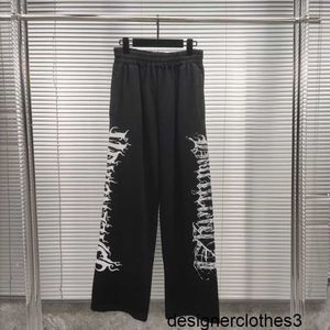 Designer Home B Edition High Edition New New the Loong Limited Letter Letter Wash Wash Men Men and Women’s Lough Leisure Pants 1Bep