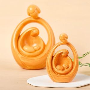 Decorative Figurines Resin Holy Family Piece Nativity Scene Figurine Christmas Religious Art Decoration Statue Holiday Decorations