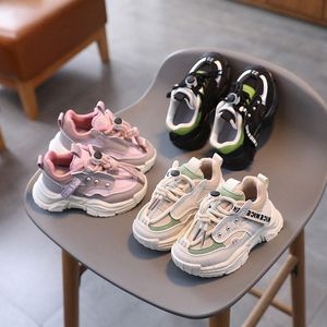 Barn sneakers canvas casual småbarnskor som kör läder barn ungdom baby sportskor höst mjuk ensam pojkar flickor barn skon storlek 21-30 a53z#