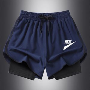 Men Casual Sports Mesh Quick Dry Sportswear Summer Shorts Fitness Basketball Sweat Shorts Elastic Waist Drawstring Beach Homme