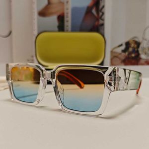 Neue ovale Designer-Sonnenbrille für Damen und Herren, hochwertige Brillen mit quadratischem Rahmen, Markenbuchstaben-Sonnenbrille, leuchtende Farben, PC-Sonnenbrille