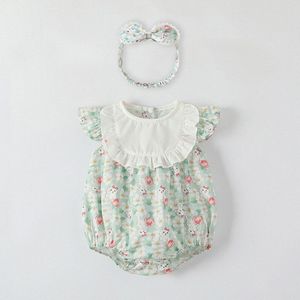 여름 여자 녹색 장난 꾸러기 아기 신생아 신생아 새로 태어난 장미 의상 바지의 옷 jumpsuit childy bodysuit babies for babies atfit i5nz#